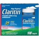 Claritin Alergie Medicină pentru adulţi, 24 de ore Loratadină 10 mg pastile, antihistamină, 100 comprimate