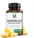 H&C HERBAL INGREDIENTS EXPERT H&C Bromelain Veg. Capsule 500 mg (2400 GDU/g) - 180 capsule din extract de Ananas