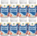 2400MG Glutatione lipozomal, cu vitamina C, muls de lapte şi acid alfa-lipoic, antioxidanţi principali, L-glutation pur redus - Sistemul imunitar, repararea celulelor, energie, absorbţie ridicată, 480 Softgels