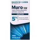 Muro 128 Soluţie of Corneal Edema, Îngrijirea ochilor, Soluţie oftalmică hipertonică cu clor de sodiu 5%, 0,5 Fl. Oz
