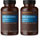 Elemente - Melatonina 5mg Capsule, Ajuta cu somnolenta ocazionala, Vegan, Nearomat, 195 Conte (Pachet de 2, 6 luni de aprovizionare (Pachet mai Vary)
