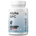 Alpha GPC Supliment colină 600mg, 120 Veg Capsule - Formula avansată de memorie, Nootropic Brain Support (120 Conte (Pachet de 1))