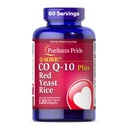 Puritan's Pride Q-SorbTM Coenzime CoQ10 Supliment alimentar pentru sanatatea inimii, Guma orala de sanatate si suport imbatranire sanatoasa, Plus Red Yeast Rice pentru ameliorarea digestion, 120 Rapid de eliberare Softgels
