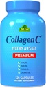ALFA VITAMINS ColagenC Hidrolysat Premium Supliment alimentar cu vitamina C, Suporturi Piele, Păr, Nails & Bone Health, Îmbunătățește producția de colagen, Colagen Peptide pentru întinerire,120 capsule