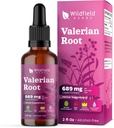 Extrasul de rădăcini de valeriană scade 1000 mg (Valeriana officinalis) Suplimentul vegetal absoarbe mai bine decât capsulele, 2 luni de aprovizionare, 84 Serviri, Tinctură fără alcool - 2 Oz, Pachet de 1