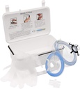 Primacre KC-110 CPR Rescue Mask Resuscitare Kit pentru adult & copil cu o gură de gură cu valvă de o zi la gură pentru oxigen suplimentar] Zid Mount / Carry Case Inclus