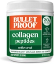 Bulletproof Colagen Peptides pulbere nearomatizate cu ulei MCT, 14.3 Ounces, Proteina de colagen Fed de iarbă pentru piele, de sprijin osos și comun, Paste crescute, Nu Hormoni Adăugați