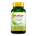 MigreLief Terapie triplă originală cu Puracol - Suport nutriţional pentru bolnavii de migrenă - 60 Caplets/1 Luna de aprovizionare