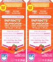 Rite Aid Infants' Dye-Free Ibuprofen picături, Berry Flavor, 50 mg - 2 Valoarea Pack 