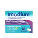 Imodium Multi-Symptom Relief Caplets, Loperamidă Hydrochloride & Simethicone Anti-Diareal Medicine for The Relief of Diaree, Gas, Bloating, Crampe & Pressure, HSA/FSA eligibile, 18 ct