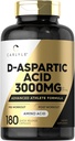 Carlyle D Aspartic Acid Suplimentul pentru bărbaţi şi femei 3000mg 