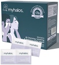 MyHalos® 48 Hydrating Eyeleid Wipes for Dry Eye Relief - Moisturizing & Soothing Eye Wipes with Tea Tree - Helps with Blefarita & Computer Vision Sympharis, Blefarita Treatment for Eyeleds, Cleanser