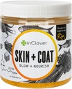 În Clover Dog Skin and Coat Supplement, Bioradiant Natural Supplement for Dogs, Healthy Skin and Coat, Fish Oil Alternative Uses Morcovi, Coconut, Omega 3's, Biotin and Zinc Soothe Skin