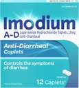 Imodium AD Diaree Relief Caplete cu Loperamidă clorhidrat, 12 Număr