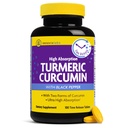 InnovixLabs Curcumin Turmeric cu extract de piper negru - Suplimente de înaltă absorbţie Turmeric şi Curcumin cu BioPerine, C3 Reduct & Curcumin C3 Complex - 100 comprimate de eliberare timp