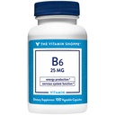 Vitamina B6 o susține producția de energie a 25 MG (100 capsule vegetale)