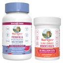 MaryRuth Organics Prenatal Multivitamine Gummies (Strawberry) & Femeii 3-in-1 Daily Probiotic Capsulele 