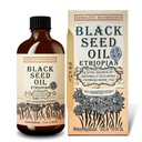 Ulei de semințe negru 8 oz - rece presat Etiopian negru Cumin Nigella Sativa, 3X Thymochinonă, 100% lichid pur și organic în sticla de sticlă - Suporturi imune, Hair, și sănătatea pielii