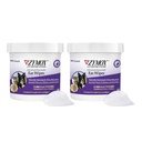 Zymox Advanced Enzymatic Ureche Wipes pentru câini și pisici - pentru murdare, Waxy, Urechi puturoase - Putere premium Ureche Curățatoare - Neiritante - Hipoalergice (100 Count-Pack of 2)