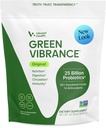 Vibrant Health, Green Vibrance, Include 65 de plante-Based Superfoods, 25 miliarde Probiotice, Fiber, Adaptogens & Enzime, 83 Servings