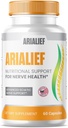 (1 ambalaj) Capsule de suport pentru Arialief Sciatica, Arialief Advanced Formula Sciatica Relief, Nervi Supplement de ajutor, Extra Putere Capsulele de Formula Soothing Sciatică (60 capsule)