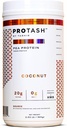Praf de proteine Vegan de TASHIE - Organic Plant Pe bază de praf de proteine cu BCAA, HMB & Probiotice, Zero Zahăr, Non-GMO, Gluten gratuit, NSF Certified, 28 Serviri - Pulbere de proteine de cocos