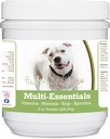 Rase sănătoase Pit Bull, alb, multi-Essentials pulbere pentru câini - un supliment ideal de vitamine, minerale si antioxidanti pentru cainele tau - 8 oz