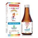 SănătateCel mai bun KidBest Appetite Booster pentru copii 3-13 Yrs cu L-Lysine & B Vitamine Sirop, Ajuta la cresterea grasimilor sanatoase, Ananas Aroma, Creste foamea, Apetit Stimulant, 200ml