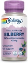SOLARAY Extract de Berry Berry 42 mg, Eye Health & Circulation Support, cu 36% Anthcianosides, Vegan, 60 VegCaps