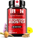 Iron Brothers Suplimente Testosteron Booster pentru bărbaţi, 90 Capsule 