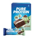 Baruri de proteine pure, proteine mari, gustări nutritive pentru a sprijini energia, zahăr scăzut, gluten-free, ciocolată mentă Cookie,1.76oz, 6 Pack