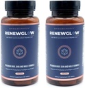 SRILABS Renewglow Biotin 5000mcg Suplimentul de crestere a parului pentru femei 40 Plus - Gotu Kola Vitamina E, C Zinc pentru par sanatos, piele si unghii cu 27 frumusete Consolidarea Nutrients