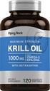 Piping Rock Krill ulei 1000mg Softgels 