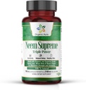 Capsule organice Aura Neem Supreme. 150 Capsule Veg. Triple Complex - Max Putere Pură Putere Azadirahta Capsule Indica. Antioxidant natural, sănătate a pielii, suport al imunităţii.