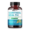 VITAL HERBAL Cortizol Supliment de sănătate - Magneziu lipozomal cu Ashwagandha L-Theanine St. John's Wort - Potență maximă - Suport Restaurare, Putere - Made in the USA