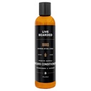 Barbă cu barbă în direct Balsam, 8 fl oz - Consolidarea și Softens Păr facial - Made in the USA - Ingrediente toate-naturale cu Biotin, Cafeina 