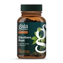 Gaia Herbs Eleuthero Root - Energie, Rezistenta Mentala - Eleuthero Root (Siberian Ginseng) Adaptogen Herbal Supplement - 60 Vegan lichid Fito-Capsules (30-Day Supply)