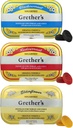 Pastilele fără zahăr, coacăze negre, flori de soc şi coacăze roşii - Cadou pentru cântăreţi - Remediu natural pentru ajutor de gură uscată - 2.1 oz (Pachetul din 3)