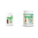 Vega Proteine și Verzi Pulbere de proteine, Ciocolată și original praf de proteine, Creamy Vanilla Plant Bad Drink Mix pentru apă, lapte și piureuri, 32.5 oz