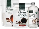 Force Natural Organic Clean Coffee + Colagen Peptides + Organic MCT Oil Bundle 