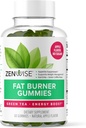 Zewise sănătate Gume grase Burner - Appetit Suppressant pentru pierderea in greutate cu extract de ceai verde și Garcinia Cambogia pentru metabolism + Green Bean cafea și Cetone zmeură - 45 Conte Apple Gummies