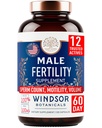 Fertilitatea masculină Supliment cu rădăcină Maca - Mens concepție de sănătate Fertilitate Vitamine prenatale Plus extracte naturale - Suplimente de fertilitate prenatală pentru bărbați - 3rd parte testate - 120 capsule, 2 lună