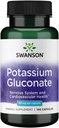 Swanson Potasiu (Gluconat) 99 Milligrame 100 Capsule