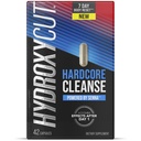 Hidroxicut Hardcore Cleanse - 42 Capsule - 7 zile Body Reset pentru bărbaţi şi femei - Include Senna Leaf Extract & Apple Cidru Oţet - 14 Serviri