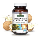 Nature's answer Extra Virgin Coconut Oil Softgels Organic de ulei de nucă de cocos Multi-Purpose non-GMO Ideal pentru parul piele corp hidratant (Pachet de 2)