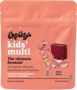 Chews, Immune & Digestive Support, Vitamine A, C, D3, E, Zinc, Copii Supliment masticabil, Învelit individual Chews Fruity, 6 zile de aprovizionare (1)