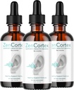 LIVORKA Drops ZenCortex, Supliment lichid pentru sănătatea urechii, Suportă audiere sănătoasă - 3 sticle (90 zile de aprovizionare) - Pachet de 3