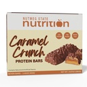 Nutriție de stat pe bază de nucă de cocos - bare de proteine ridicate, gluten liber, colesterol scăzut, sodiu scăzut, zahăr scăzut, proteine ideale Compatibile, 7 serviri per cutie (Caramel Crunch)