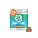 Doggie Dailies Puppy Probiotic, Probiotice pentru catei cu enzime digestive, Promoveaza sanatatea digestiva, Sustine sistemul imunitar si dezvoltarea globala (Pumpkin) 120 Chews moale