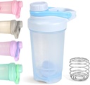 D.Y.A 16oz Leak Proof Sports Shaker sticla pentru Shake-uri de proteine, Pre Workout și de călătorie - BPA gratuit & Easy Clean, albastru